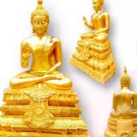 ราคา SHPKพระพุทธรัตนะมหานิรันดิ์ พระพุทธรูปปางประทานพร คู่เมืองชาวล้านนา เนื้อเรซิ่น สีทอง หน้าตัก 5 นิ้ว สูง 11 นิ้ว ของ ขวัญ มงคล สมเด็จ 100 ปี เทียน ไฟฟ้า บูชา วัตถุมงคล หลวง พ่อกวย (1734593097680127086