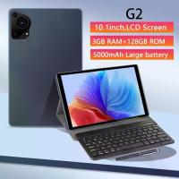 ราคา แท็บเล็ตแอนดรอยด์ 8.1 รุ่นใหม่ปี 2024 ขนาดหน้าจอ 10.1 นิ้ว แท็บเล็ต 2 ใน 1 พร้อมคีย์บอร์ด แรม 3GB ความจุ 128GB รองรับ Wi‑Fi แบตเตอรี่ 5000mAh กล้อง 16MP มาพร้อมเคสป้องกันและปากกาไวท์บอร์ด (17347324824