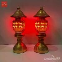 ราคา โคมไฟ เชิงเทียน ไฟฟ้า โคม Led ไหว้พระ ไหว้เจ้า สูง 10 / 12 / 14 / 16 นิ้ว ลายจีน (1735221588698301627)