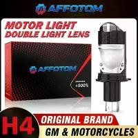 ราคา หลอดไฟหน้า LED โปรเจคเตอร์ H4 แบบคู่ พร้อมเลนส์มินิ (Bi LED) ปลั๊กและใช้งานได้ทันที เลนส์โปรเจคเตอร์ HS1 สำหรับไฟตัดหมอก H4 ไฟหน้า LED H4 แบบเลนส์คู่ กำลังไฟสูงถึง 40,000 ลูเมน ม (1733906327485908094)