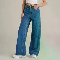 ราคา Mc JEANS (แม็คยีนส์) กางเกงยีนส์ผู้หญิง กางเกงยีนส์ทรงปลายขากว้าง เอวกลาง Wide Legs Jeans MFWZ263 (1735477054592484934)