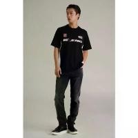 ราคา Mc JEANS เสื้อยืดแขนสั้นผู้ชาย คอกลม สีดำ Mc Racing MTTZA83 (1734592624556737724)