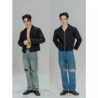 ราคา KINS | JEANS กางเกงยีนส์ผู้ชาย ทรงกระบอกตรง ขาดเข่า มี Size S-2XL กางเกงยีนส์ แนวสตรีท (F113) (1735463802778322361)