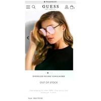 ราคา GUESS Oversize round sunglasses รุ่น GU7559 ของแท้ (1734500268020434270)