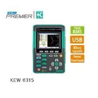 ราคา Kyoritsu Power Quality Analyzer รุ่น KEW 6315 วัดกำลังไฟฟ้าและคุณภาพไฟฟ้า 3ch 4ch แม่นยำ ±0.3%rdg รองรับ IEC61000-4-30 Class S และ EN50160 ตรวจสอบระยะไกลผ่านบลูทูธ (1729620666278709840)