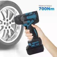 ราคา Brushless Electric Impact Wrench Adjustable Torque Electric Impact Multi-Function Power Impact Driver for Makita Battery (1735103668321028016)