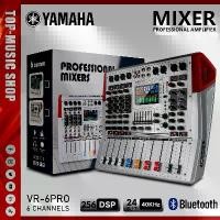 ราคา [COD] [tiktok]Yamaha Vr-6 Pro Professional Mixer with High Power Amplifier/Reverb for Stage. with Usb/Effects/Balanced Mixer 600 Watts (1734818603730765153)