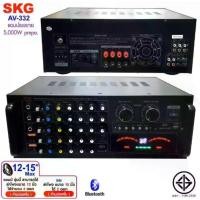 ราคา [COD] [tiktok]แอมป์ขยายเสียง เครื่องแอมป์ขยาย 5000W P.M.P.O DIGITAL ECHO MIXER POWER AMPLIFIER Bluetooth USB SD CARD รุ่น AV332 (1734818708205241760)