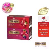 ราคา ทไวนิงส์ ชารสโฟร์ เรด ฟรุ้ต และ ชารสไวลด์ เบอร์รี่Twinings Four Red Fruits and Wild Berries Pack 25 X 2 Tea Bags ชาผลไม้ (1735319928510318124)