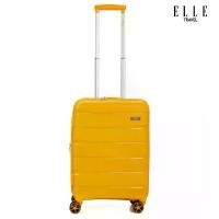ราคา ELLE Travel Samson Collection, 100% PP (Polypropylene). Cabin Size 20" Luggage, Double Coil Secure Zipper, Expandable, (1735430784495617901)