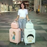 ราคา baggage luggage 24นิ้ว 24นิ้ว กระเป๋าเดินทาง กระเป๋าล้อลาก กระเป๋าแม่ลูกเฟรมซิปลายการ์ตูน วัสดุabs+pcลายการ์ตูน(สีพาสเทล) เป๋าเดินทาง เป๋าเดินทาง เป๋าเดินทาง (1734774922769631220)