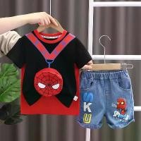 ราคา เสื้อคลุม เด็ก เด็กผู้ชาย การ์ตูน กระเป๋าสะพายข้าง สไปเดอร์แมน เสื้อยืด การ์ตูน วีรบุรุษ ซูเปอร์แมน เสื้อยืด สไปเดอร์แมน เสื้อผ้า ฤดูร้อน (1734552131845129557)