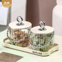 ราคา กล่องขนม สไตล์ครีม จานผลไม้ เหมาะสำหรับขนม ชา และคุกกี้ ของขวัญระดับไฮเอนด์ ดูดี มาพร้อมถาด ชุดโถเค้กขนมไหว้พระจันทร์ เหมาะสำหรับเค้กขนมไหว้พระจันทร์ 2025 โถขนมไหว้พระจันทร์ โถขนมไหว้พระจันทร์ สวยงาม