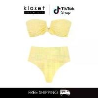 ราคา Kloset Design Gingham Bikini Set KK22-SW015 ชุดว่ายน้ำผู้หญิง (1731919207721502924)