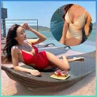 ราคา ชุดว่ายน้ำแฟชั่นเกาหลีผู้หญิง วันพีช น่ารักมากๆ บิกินี่ Bikini ชุดว่ายน้ำสีทึบ ชุดว่ายน้ำวันพีชสายเดี่ยว (1735418494658840043)