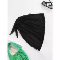 ราคา (COD) European and American Style Cover-Up Skirt for Women, Mesh Beach Vacation Bikini Sexy Beach Skirt Swimwear 2026 (1733637799498123167)