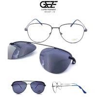 ราคา กรอบแว่นสายตา GEZE Clip-On รุ่น RY1025 - C4 คลิปออนแม่เหล็ก เลนส์กันแดด Polarized ขาย (1735323341520472025)