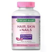 ราคา Nature Bounty Hair Skin Nails 250 tablets Exp.05/27 with biotin 5000 mcg (read details before ordering) (1735002151654032432)