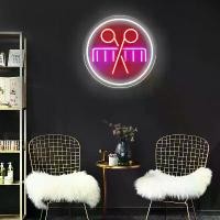 ราคา ป้ายไฟ ป้ายไฟร้าน ป้ายไฟวิ่ง ป้ายไฟร้านตัดผม ป้ายไฟตัวอักษร ป้ายไฟled ป้ายไฟนีออน HAIR CUT รูปกรรไกรสีแดงขอบขาว (1735091841473087170)