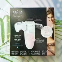 ราคา เครื่องกำจัดขน สำหรับผู้หญิง Epilator Silk-épil 5 Hair Removal for Women Shaver & Trimmer Model 5391 (Braun) SES 5-620 Cordless Rechargeable Wet & Dry (1730003559910116344)