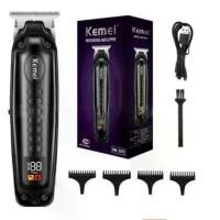 ราคา kemei ปัตตาเลี่ยนKemei Km-1579 ปัตตาเลี่ยนกันขอบ ที่โกนหนวด/Hair clipper (1735297137210852742)