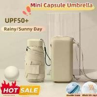 ราคา [Oossoo] For Xiaomi Capsule Mini umbrella Dual Dragon Bone Sunscreen Rain Umbrella Portable Lightweight Travel Umbrella Sun Rain Dual Use (1735001466904872750)