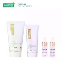 ราคา ชุดสกินแคร์ 4 ชิ้น(Exclusive set) Smooth E Gold luxury medicated Set ชุดบำรุงผิวหน้า โฟมล้างหน้า Gold Foam ขนาด 4 Oz + สมูทอี Gold Cream บำรุงผิวหน้า แถมฟรี Gold Serum 2 ขวด (1735154041161156226)
