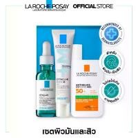 ราคา ลา โรช-โพเซย์ La Roche-Posay Effaclar Serum 30ml + Effaclar Duo+ M 40ml + Anthelios Oil Control 40ml (free cleanser 15mlx2) (free duo m 3ml x 8) (1733469091458942875)