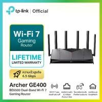 ราคา TP-Link Archer GE400 │ Wi-Fi 7 Router │BE6500 Dual-Band Wi-Fi 7 Gaming Router │5765 Mbps on 5 Ghz and 688 Mbps on 2.4 Ghz Powered by MLO and 4K-QAM│ Wi-Fi Router │Gaming Router│W (1734454537426601859)