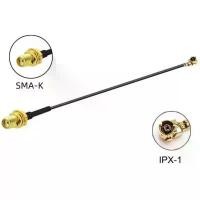 ราคา สาย SMA to IPX Pigtail Jumper RP SMA Female to U.FLIPX RF1.13 Coax Cable Adapter for Wifi Router Antenna 15cm (1735179685666457503)