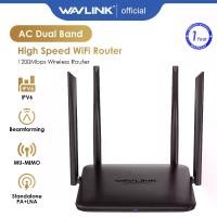 ราคา COD WAVLINK AC1200 Wireless Dual Band Router(2.4GHz+5GHz), Gigabit WiFi Router for Home & Gaming, 1 x 10/100/1000Mbps WAN Port, 2 x 10/100/1000Mbps LAN Port, Supports MU-MIMO Bea (1735471617633256953)