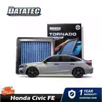 ราคา [NEW]Datatec กรองอากาศ All new Honda civic FE ปี 2022ื DATATEC TORNADO AIR FILTER (1735377709945751341)