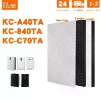 ราคา Mennlooo for Sharp air purifier hepa filter FZ-A40HFE แผ่นกรอง sharp KC-A40TA, KC-840TA, KC-C70TAไส้กรอง ยึดรูปแบบเดียวกัน (1735351823917089824)