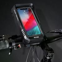 ราคา WILD MAN Bicycle Mobile Phone Holder Bag Waterproof Handlebar Bicycle Bag (1734782694810551816)