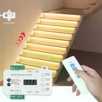 ราคา [Lighting] Motion Sensor Stair LED Strip 5-28 Steps Stair COB LED Strip Staircase Tape LED Stair Lighting (1735138286022526233)