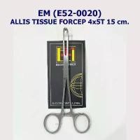 ราคา ขายดีประจำเดือนนี้ บล็อกบัสเตอร์ EM คีมจับเนื้อเยื่อ ALLIS TISSUE FORCEP 4X5T 15CM (E52-0020) ที่คีบเนื้อเยื่อ (1735359865560335575)