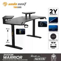 ราคา Anda Seat Shadow Warrior Adjustable Gaming Desk 160 x 80 cm Black 6 Years Warranty (AD-D-DD1-1600L-02-B) (1729659558623480437)