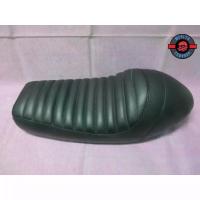 ราคา #เบาะรถมอเตอร์ไซค์ สีดำลอนด้ายดำตูดมด สำหรับ YAMAHA SR400 SR500 // “Black” Seat (1735277122405893657)