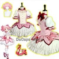 ราคา UWOWO Madoka Kaname Cosplay Wig Set Puella Magi Madoka Magica Pink Lolilta Cute Dress Madoka Choker Shoes Anime Cosplay (1735205765819434268)