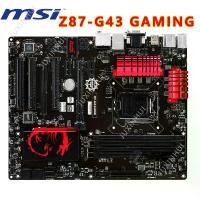ราคา เมนบอร์ดเดสก์ท็อป MSI Z87 G43/ZH87 G43/Z97 G43 GAMING และ Z87 GD65 สำหรับการเล่นเกม ชิปเซ็ต Z87 รองรับซีพียูอินเทล Core i3/i5/i7 รุ่น DDR3 รองรับขนาดหน่วยความจำถึง 32GB เมนบอร์ด (1734622614295250363)