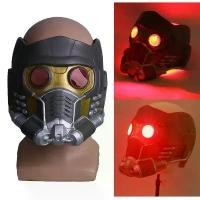 ราคา [Hot] Cosplay Star Lord LED หมวกกันน็อกหน้ากาก Infinity War ปีเตอร์เจสัน Quill LED หน้ากาก Superhero Props ฮาโลวีน (1735354402076657414)