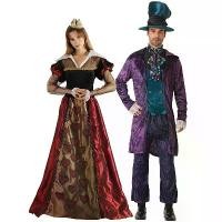 ราคา ❤Ready to send❤Halloween costumes for adult couples. Alice in Wonderland cosplay. (1735279040567936190)