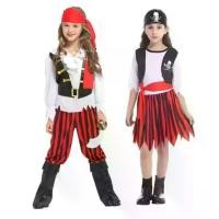 ราคา ชุดโจรสลัด โจรสลัด สำหรับเด็กผู้หญิง ชุดแฟนซี พรอพ ฮาโลวีน Pirate Girl Costume for Kid Party Prop Fancy (1735221064855750006)