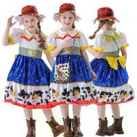 ราคา New Toy Story Jessie Costume Girl Lolita Princess Dress Halloween Xmas Party Dress for Girls Cosplay Party Dresses (1735278976714638861)