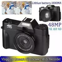 ราคา [COD] 4K 16X HD Digital Camera with Wifi Digital Zoom Camera Detachable Macro Lens Digital Camera for Live Video Call Online Meeting (1735181382716131044)