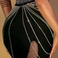 ราคา 【16-CES】 Bohemian Multi layer Tassel Luxury Fashion Rhinestone Waist Chain Nightclub Party Charm Women's Body Chain Jewelry (1735006301167126021)