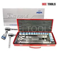 ราคา EURO KING TOOLS ชุดประแจบล็อก 24 ชิ้น ขนาด 1/2 (4หุน)ชุดดอกไขควง ชุดบล็อค ชุดบล็อก ชุดประแจ เครื่องมือช่าง (1735492820256785609)