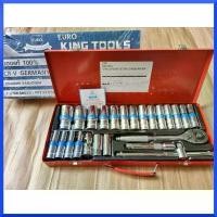 ราคา Euro King Tools บ๊อกชุด บล็อกชุดลูกบล็อกยาว รู1/2" (4หุน) 24ตัวชุด 6เหลี่ยม ของแท้ มีใบรับประกัน สินค้าพร้อมส่ง (1735459194290340973)