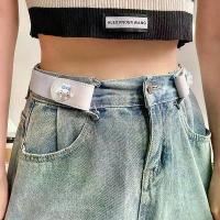 ราคา Lazy Belt for Women, Summer Decorative Jeans Belt, Versatile and Fashionable, No-Drill Elastic Waist Cincher, Elastic Men's Belt (1734814149830542594)