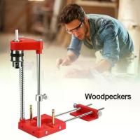 ราคา Small Model Woodworking Drill Locator Adjustable Punch Drill with Keyed Chuck Template Press Woodworking Locator (1735002886132434379)